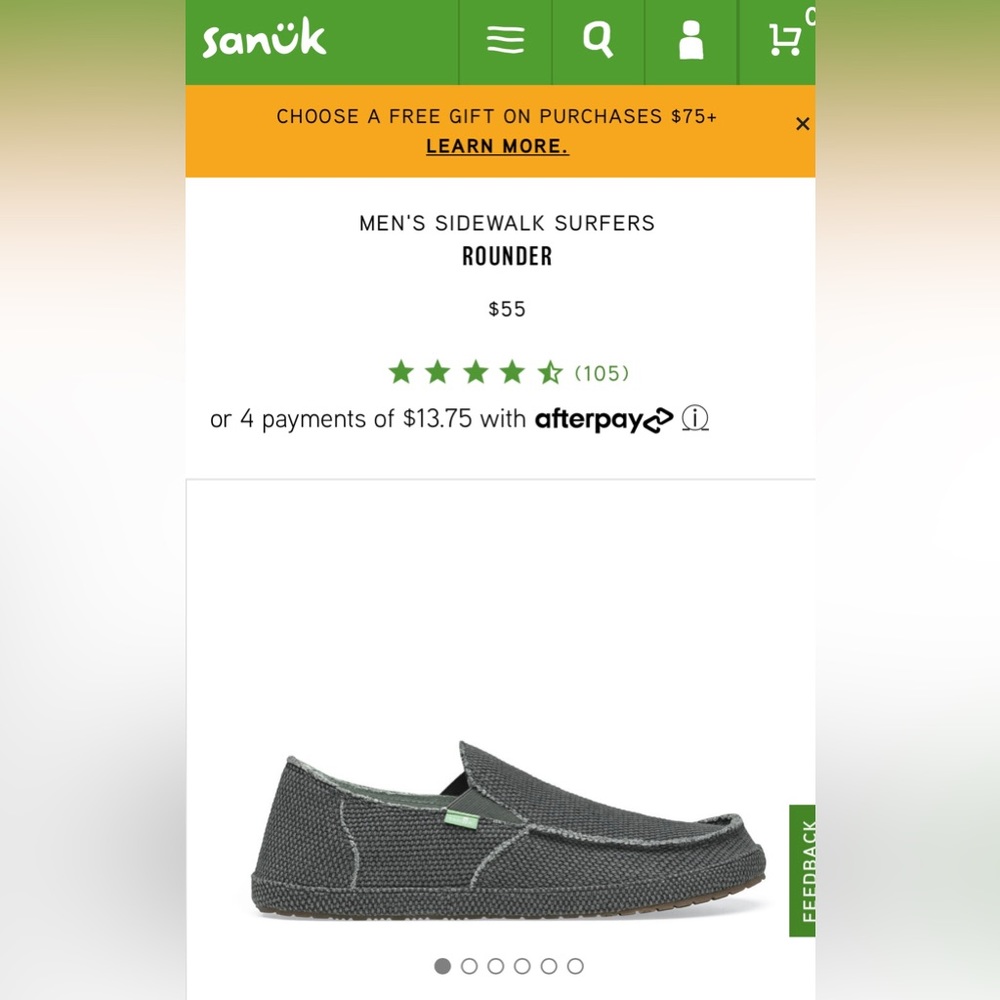 NWT Mens Sidewalk Surfers Rounder Slip Ons!